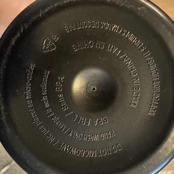 VICTORIA SECRET PINK AND BLACK THERMOS WITH HANDLE - Picture 3 of 3